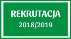 Rekrutacja do placówek oświatowych prowadzonych przez Gminę Drużbice na rok szkolny 2018/2019